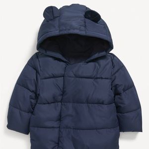 Unisex Hooded Frost-Free Puffer Jacket for Baby SZ 3-6 months